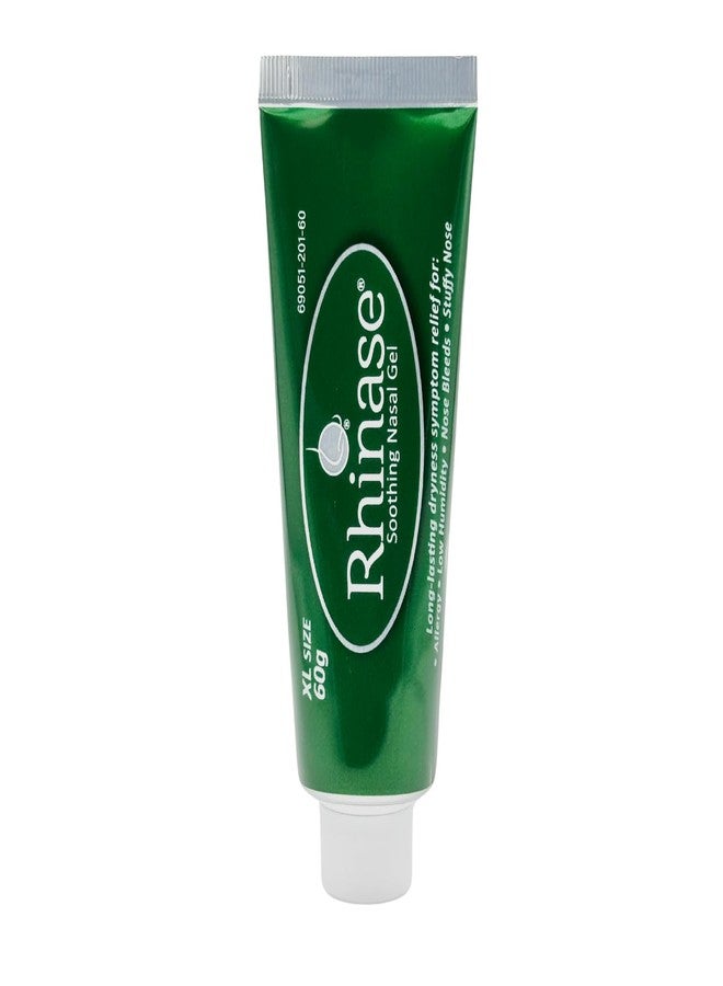 Rhinase Soothing Nasal Gel XL 60 g for Nasal Dryness from Allergy (Not Isotonic or Hypertonic), Low Humidity, Nose Bleeds, Stuffy Nose - Image 1